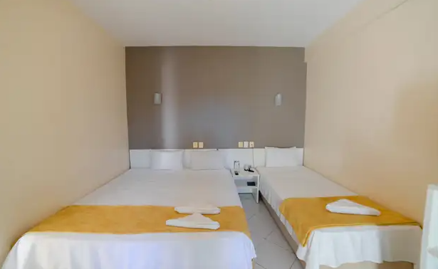 Apartamento com cama de casal e cama de solteiro